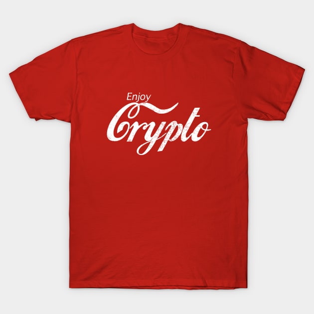 Enjoy Crypto - vintage design T-Shirt by BodinStreet